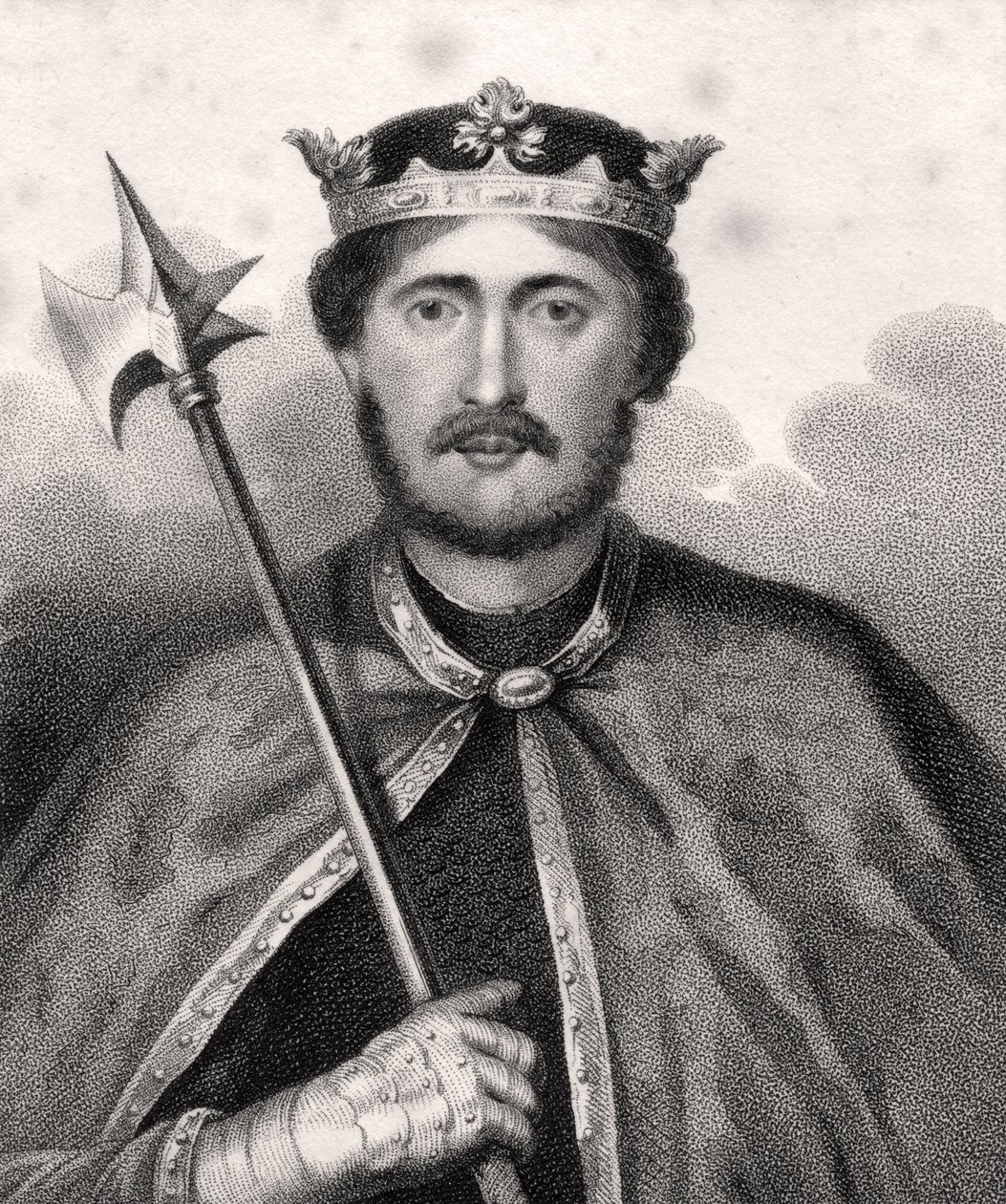 Richard I., rytina Bocqueta, z katalogu "A Catalogue of the Royal and Noble Authors", vydaného roku 1806. od English School