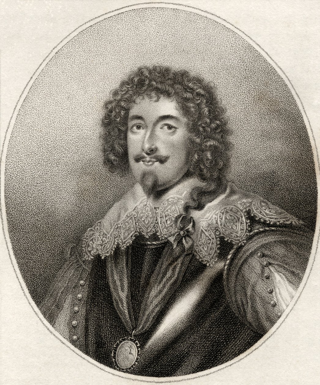 Richard Sackville, vyryl Bocquet, ilustrace z "A catalogue of Royal and Noble Authors, Volume III", vydáno v roce 1806. od English School