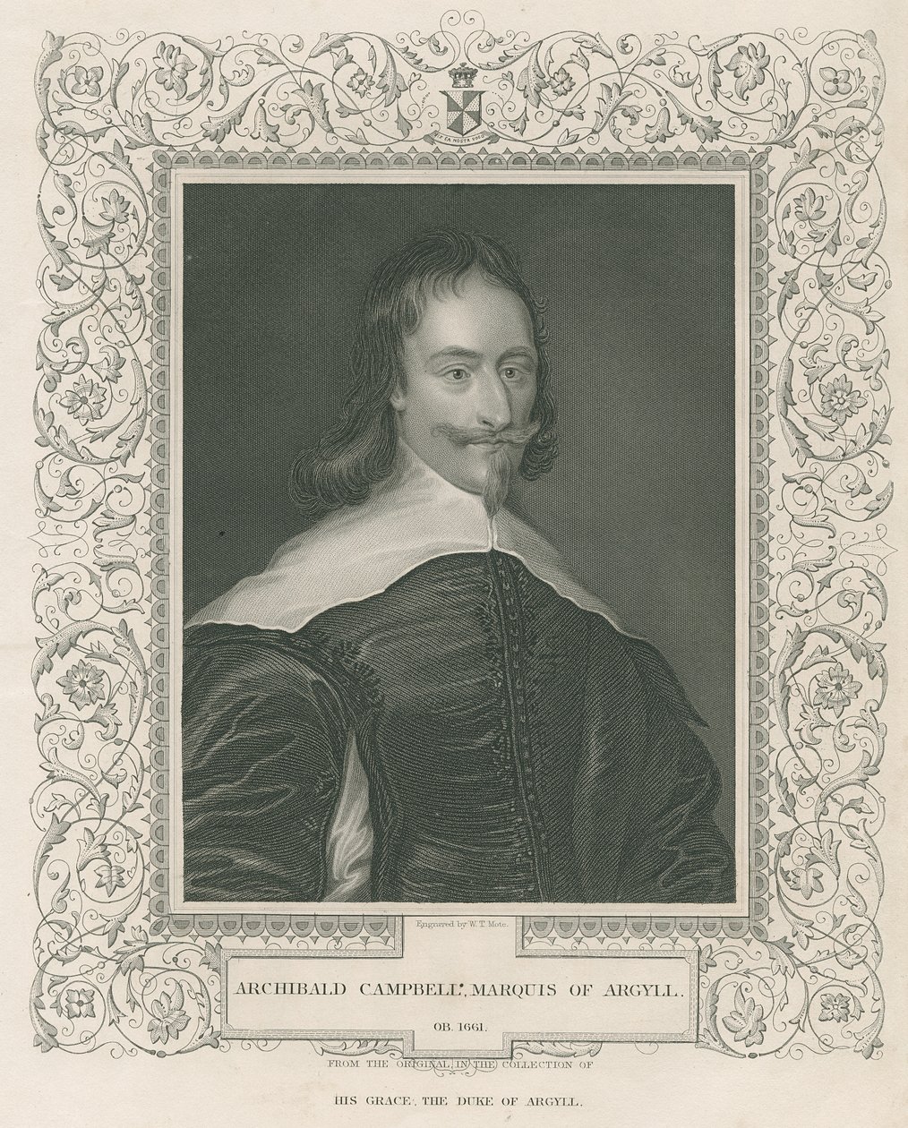 Sir Archibald Campbell, 1. markýz a 8. hrabě z Argyll, z 