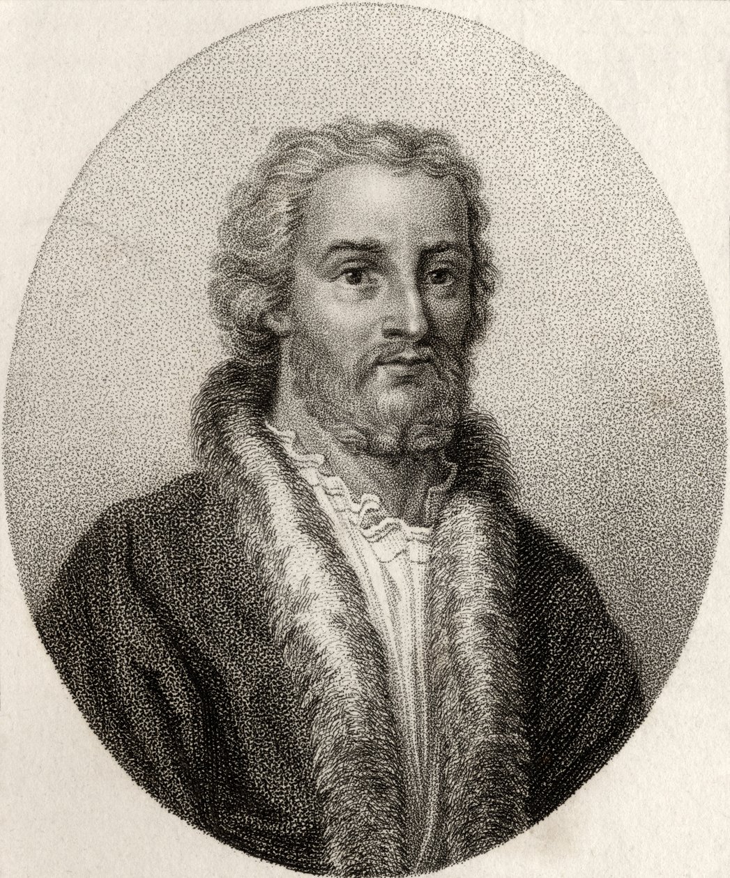 Sir John Oldcastle, vyrytý Gerimií, z „Katalogu královských a vznešených autorů“, vydaný v roce 1806 od English School