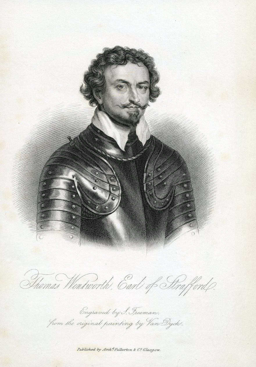 Sir Thomas Wentworth, první hrabě ze Straffordu, od English School