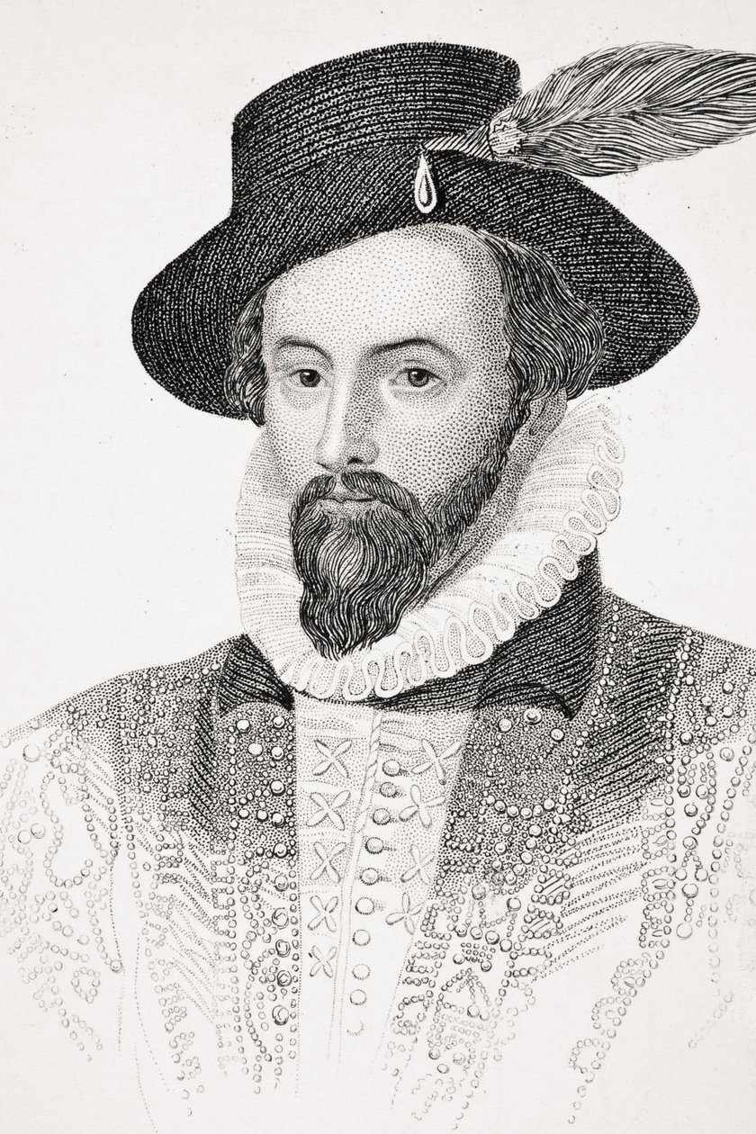 Sir Walter Raleigh, ilustrace z 