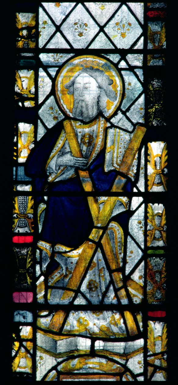 St. Andrew with Saltire Cross, Britové, 14. století od English School