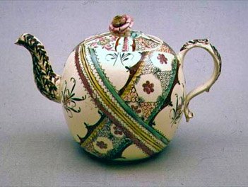 Stafordšírská konvička na krém, cca 1770 (keramika) od English School