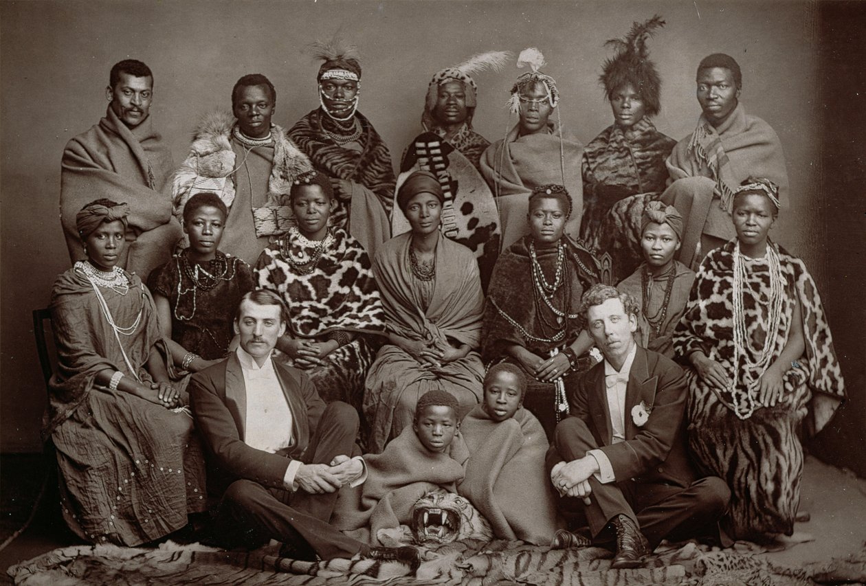 The African Native Choir, 1891 (woodburytype) od English School