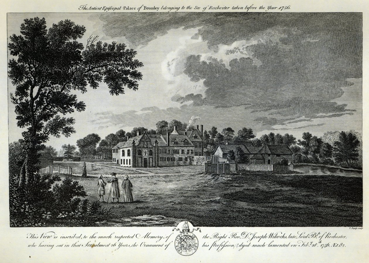 Starověký biskupský palác Bromley od English School