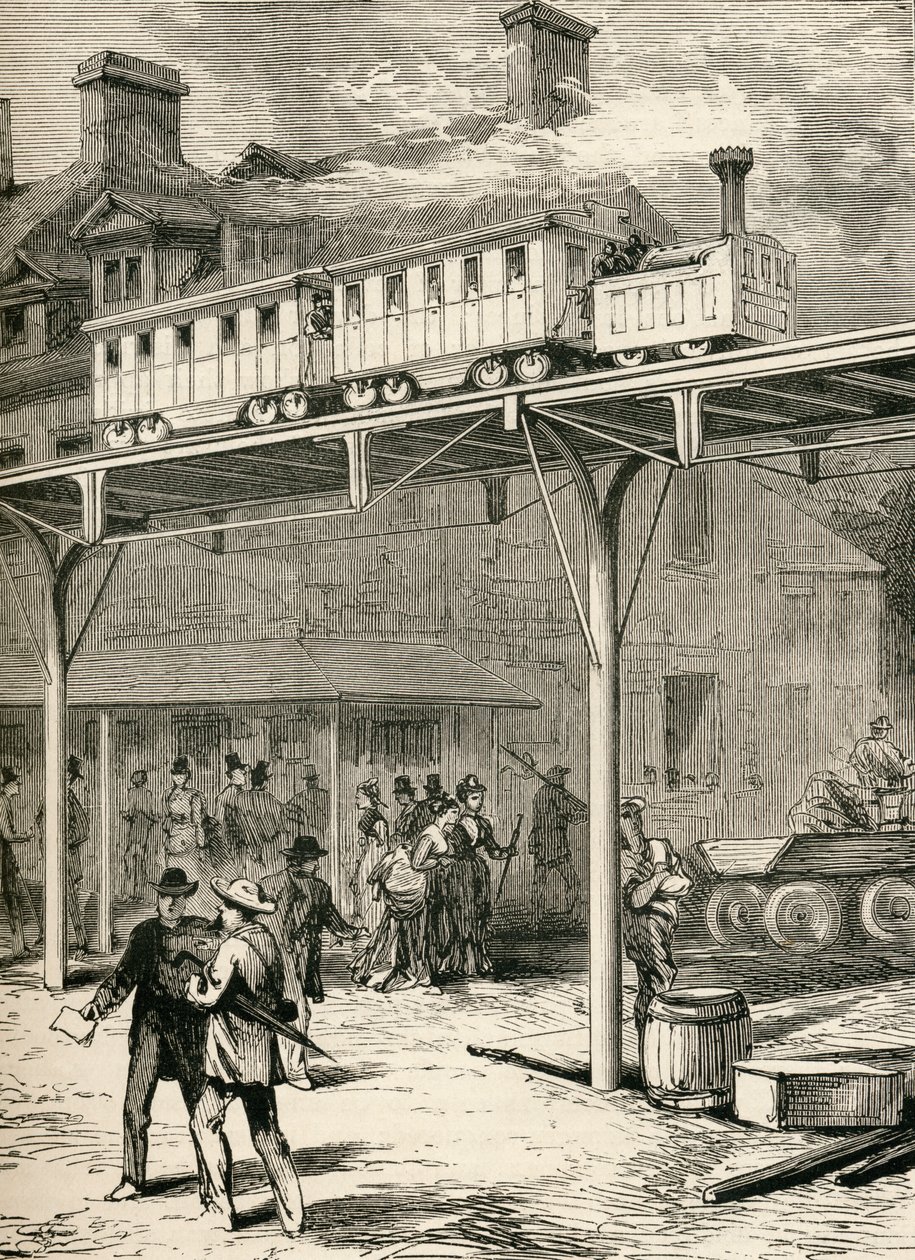 Elevated Railway, Broadway, New York, z filmu „The World