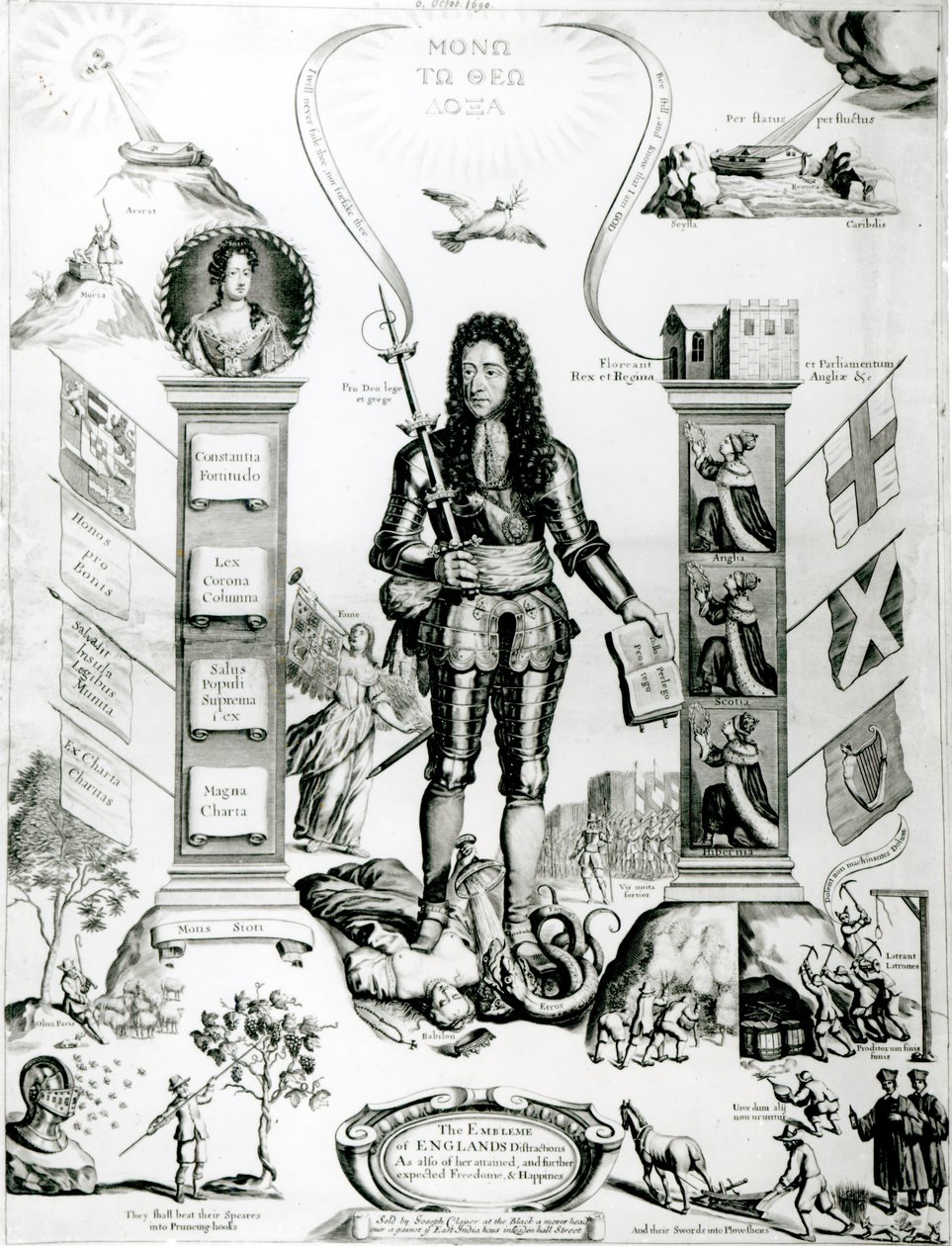 Znak Anglie, říjen 1690 od English School