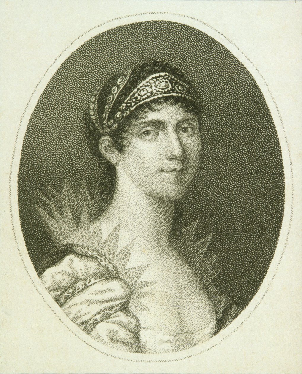 Císařovna Josefína (1763-1814) z „Galerie portrétů“, vydané 1833 od English School