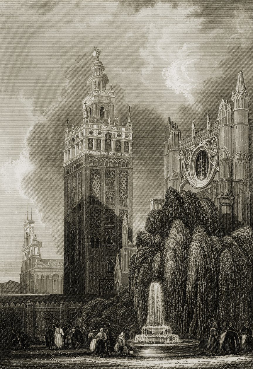 Věž Giralda, Sevilla, Španělsko od English School