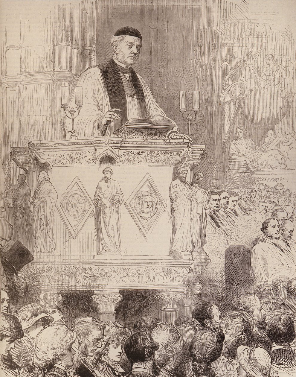 Zesnulý Dean Stanley: Z "The Illustrated London News", 30. července 1881, vzpomínka na pana Stanleyho. od English School