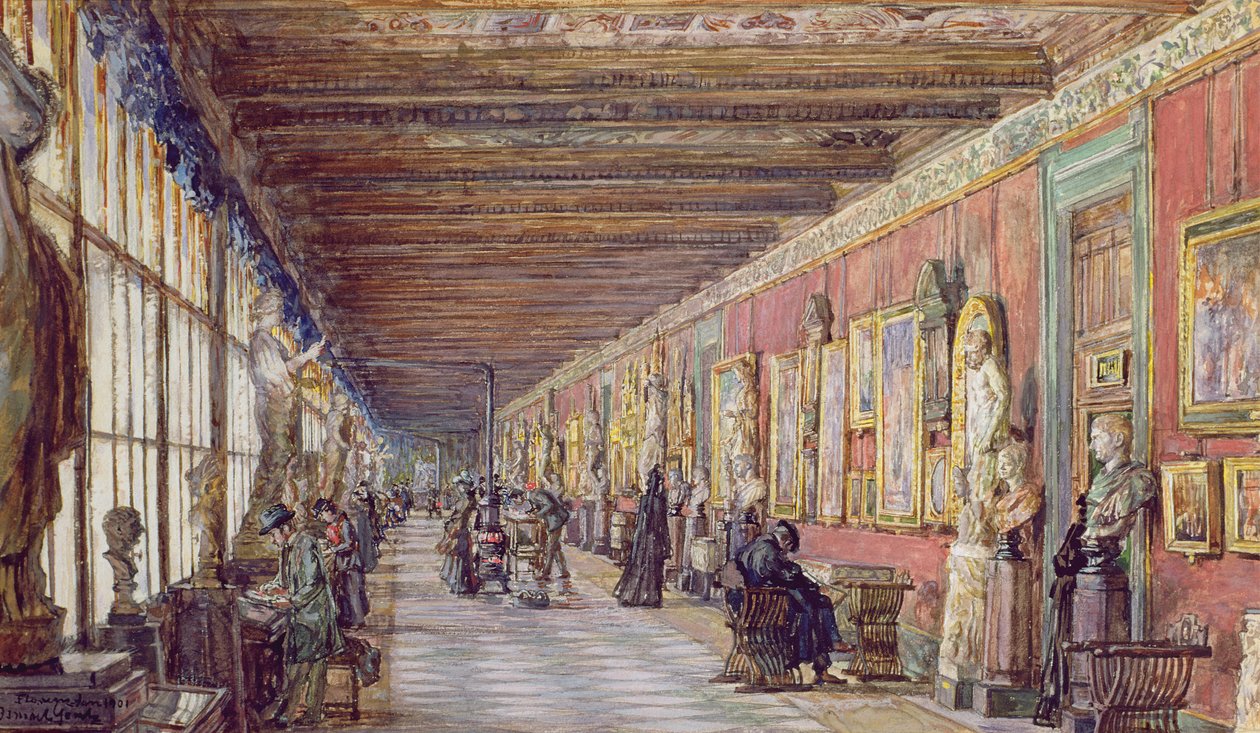 Dlouhá galerie, Uffizi od English School
