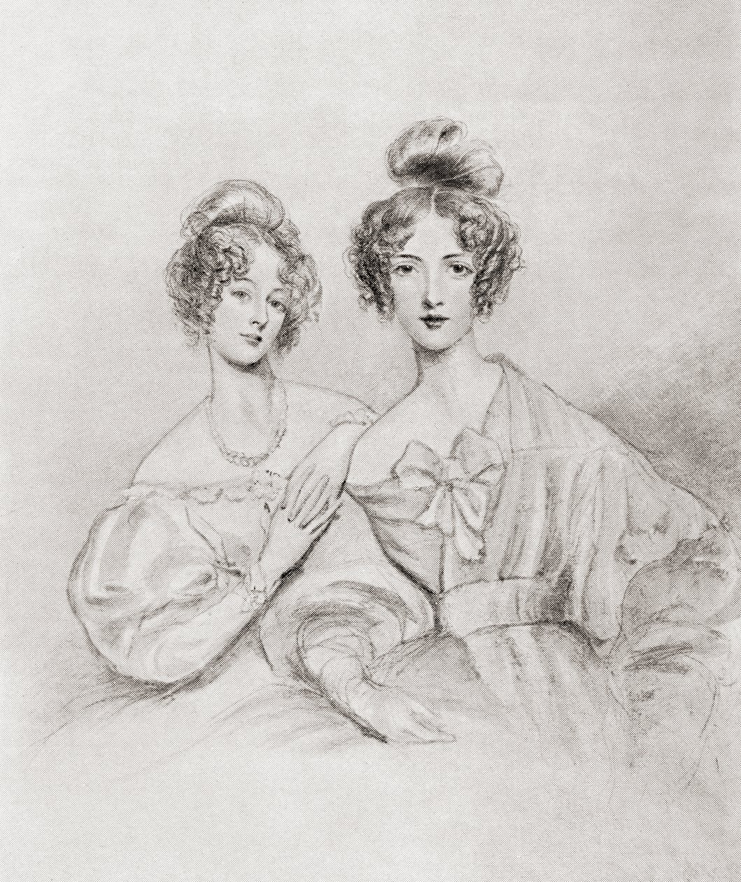 Slečny Catherine a Mary Glynne, z 
