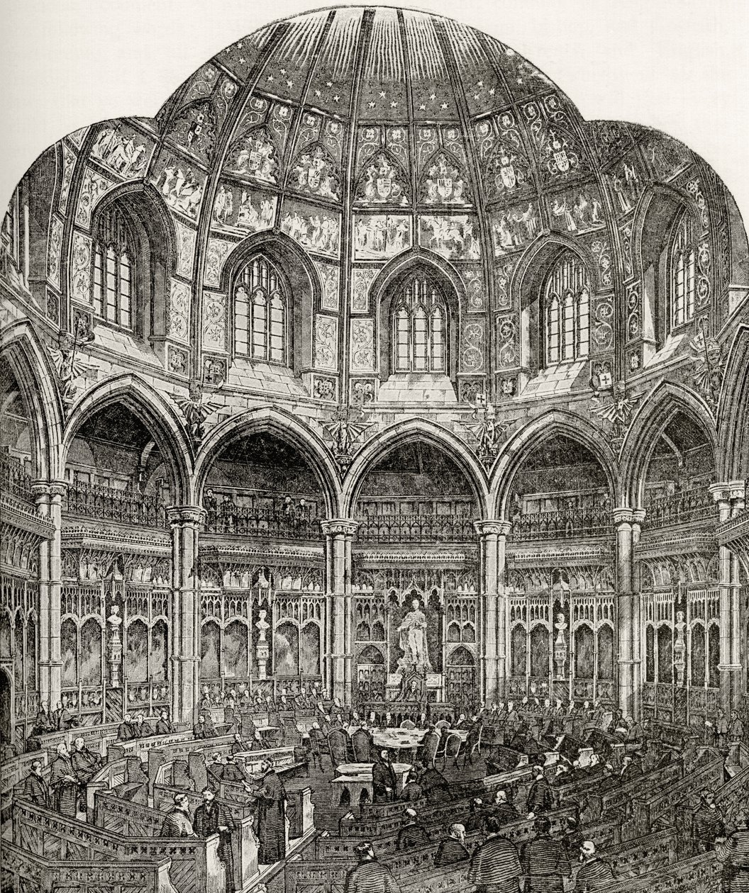 The New Common Council Chamber, Guildhall, z 