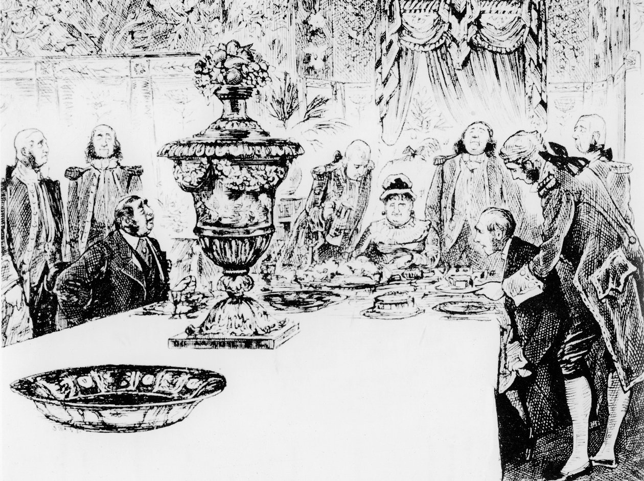 The New Gentry, z ‚English Daily Life‘, 1879 od English School