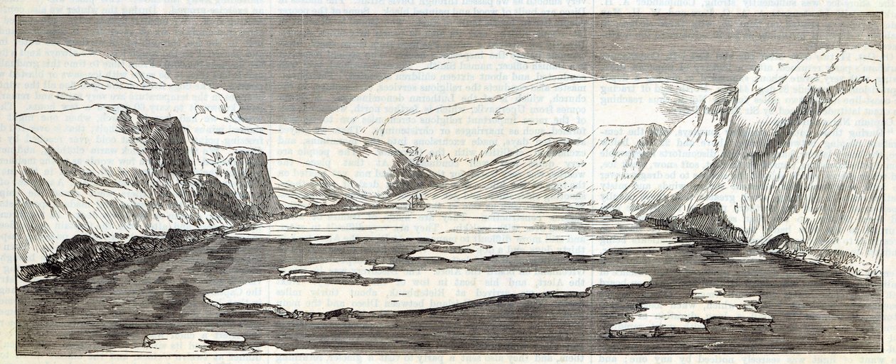 Expedice na severní pól: z "The Illustrated London News", 1876. od English School