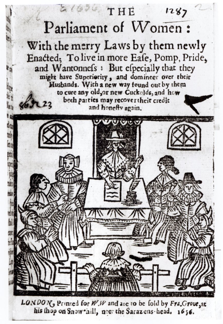 Parlament žen, 1656 od English School