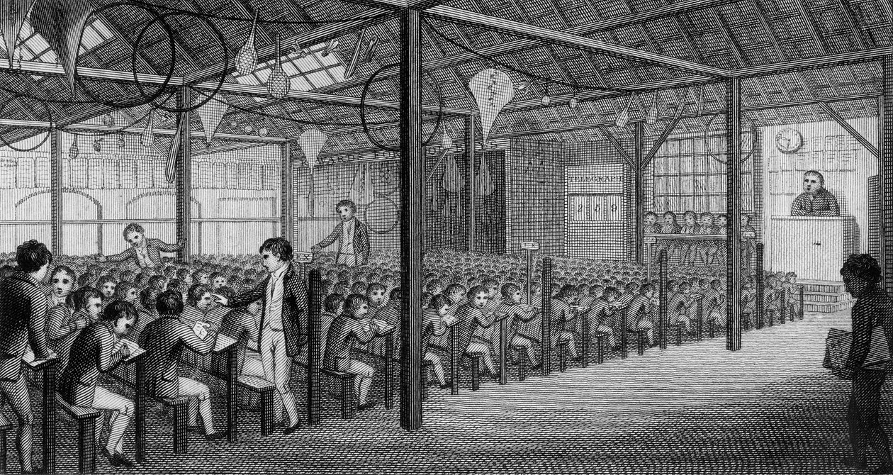 The Royal Free School, publikoval W.Robbin, kolem roku 1805 od English School