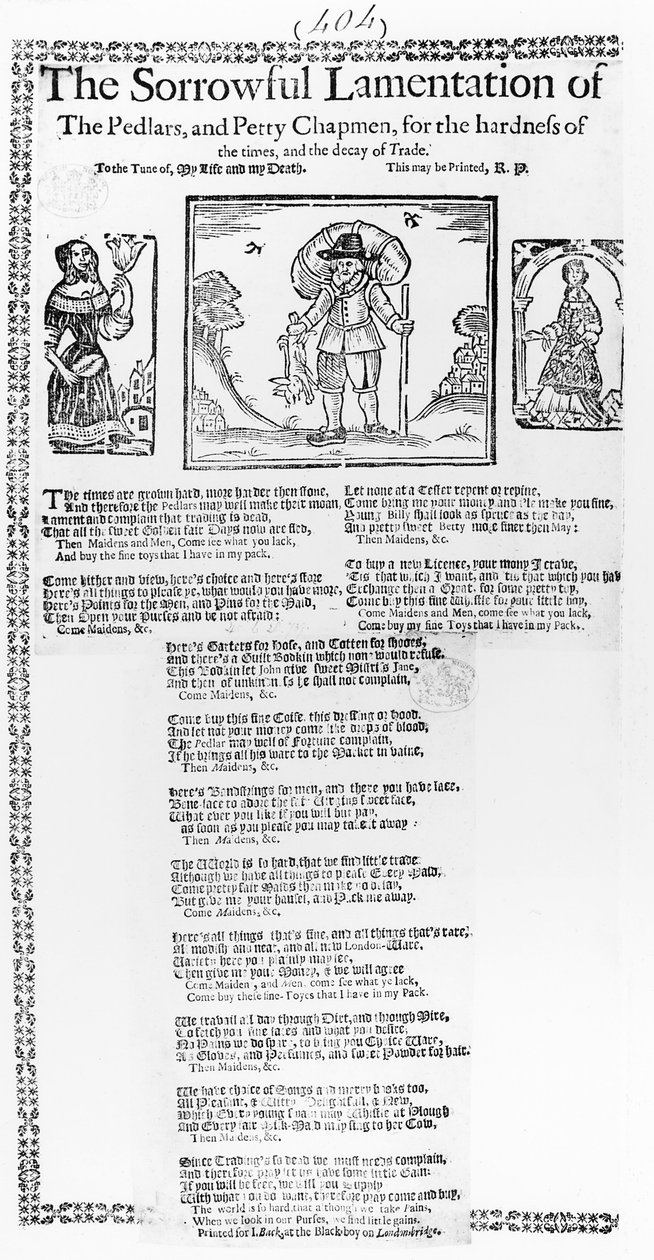 Smutný nářek podomáků a Penny Chapman od English School