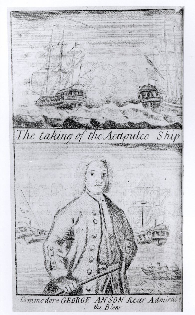Přepadení lodi Acapulco, 20. června 1743 od English School