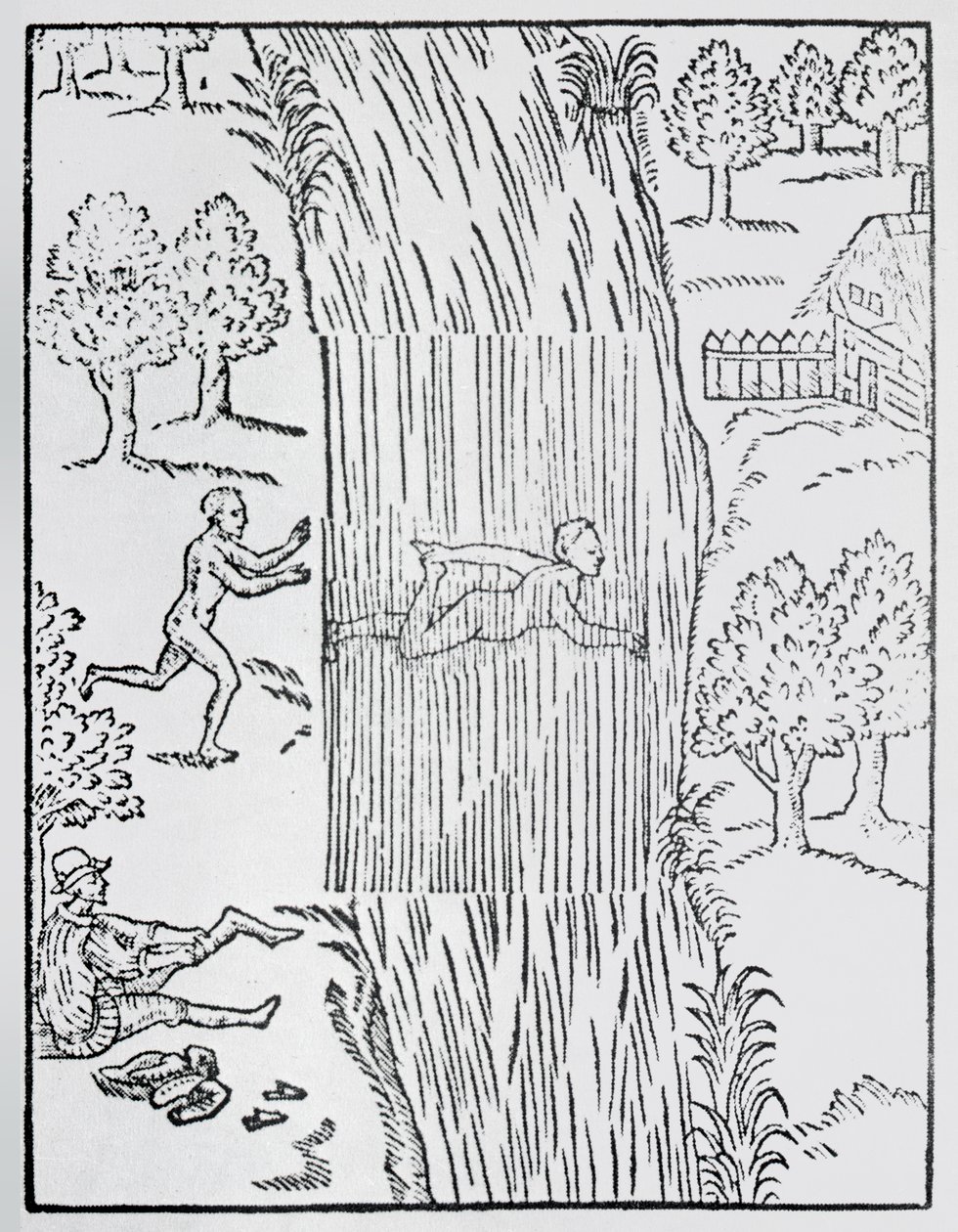 Umění plavání, 1587 od English School