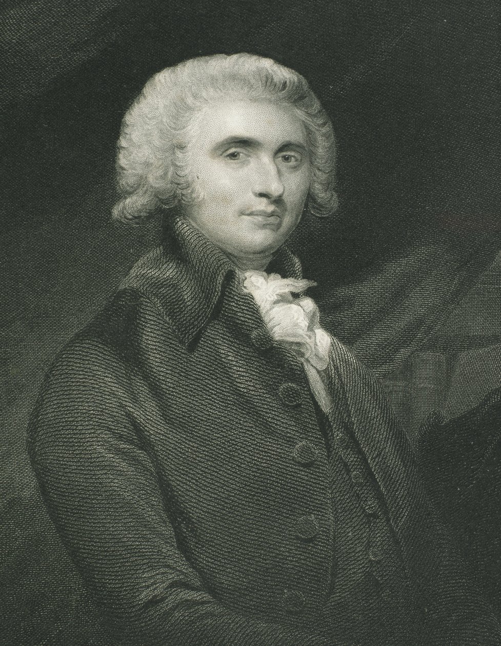 Thomas Erskine (1750-1823) 1. baron z Restormelu, z „Gallery of Portraits“, publikované v roce 1833 od English School