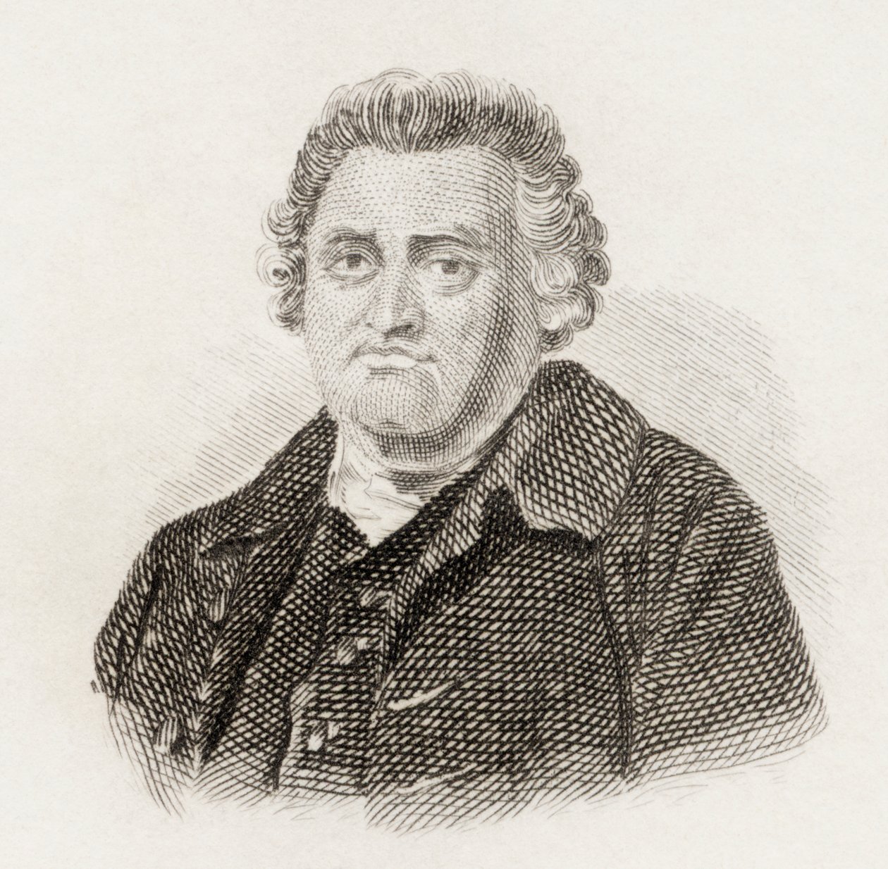 Thomas Warton starší, 1825 od English School
