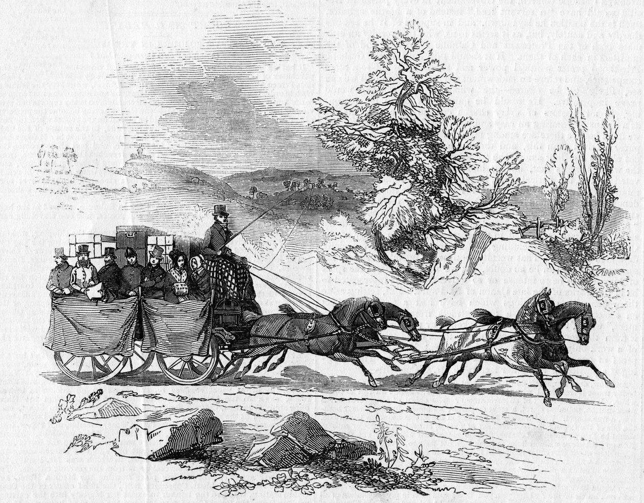 Cestování na jihu a západě Irska v roce 1845 od English School