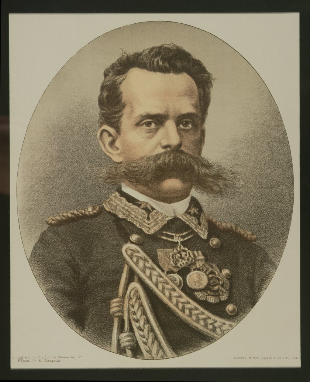 Umberto I. (1844-1900) král Itálie, Florencie a Dvě Sicílie, vévoda Savojský od English School