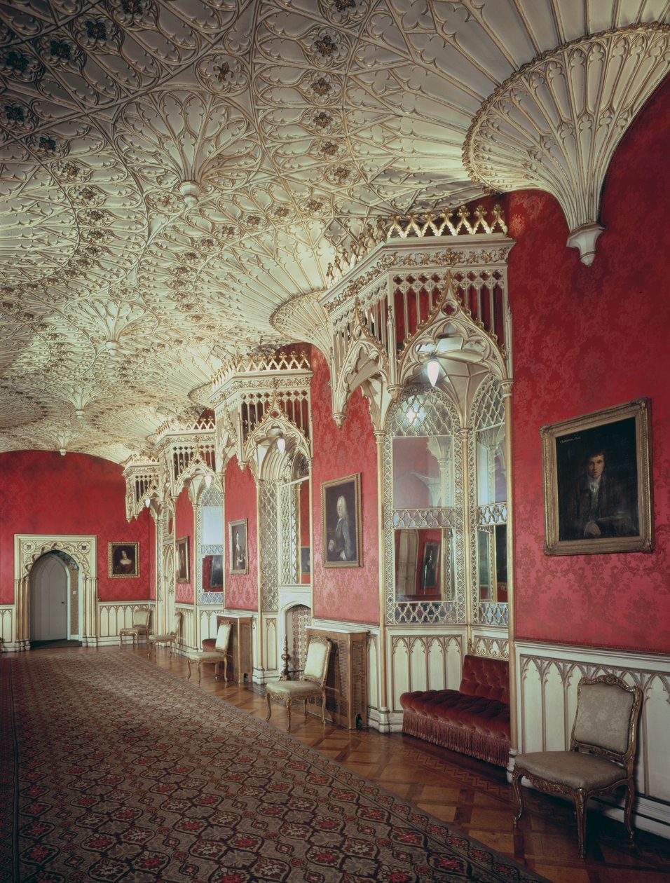 Pohled na Velký sál, 1750-1770 od English School