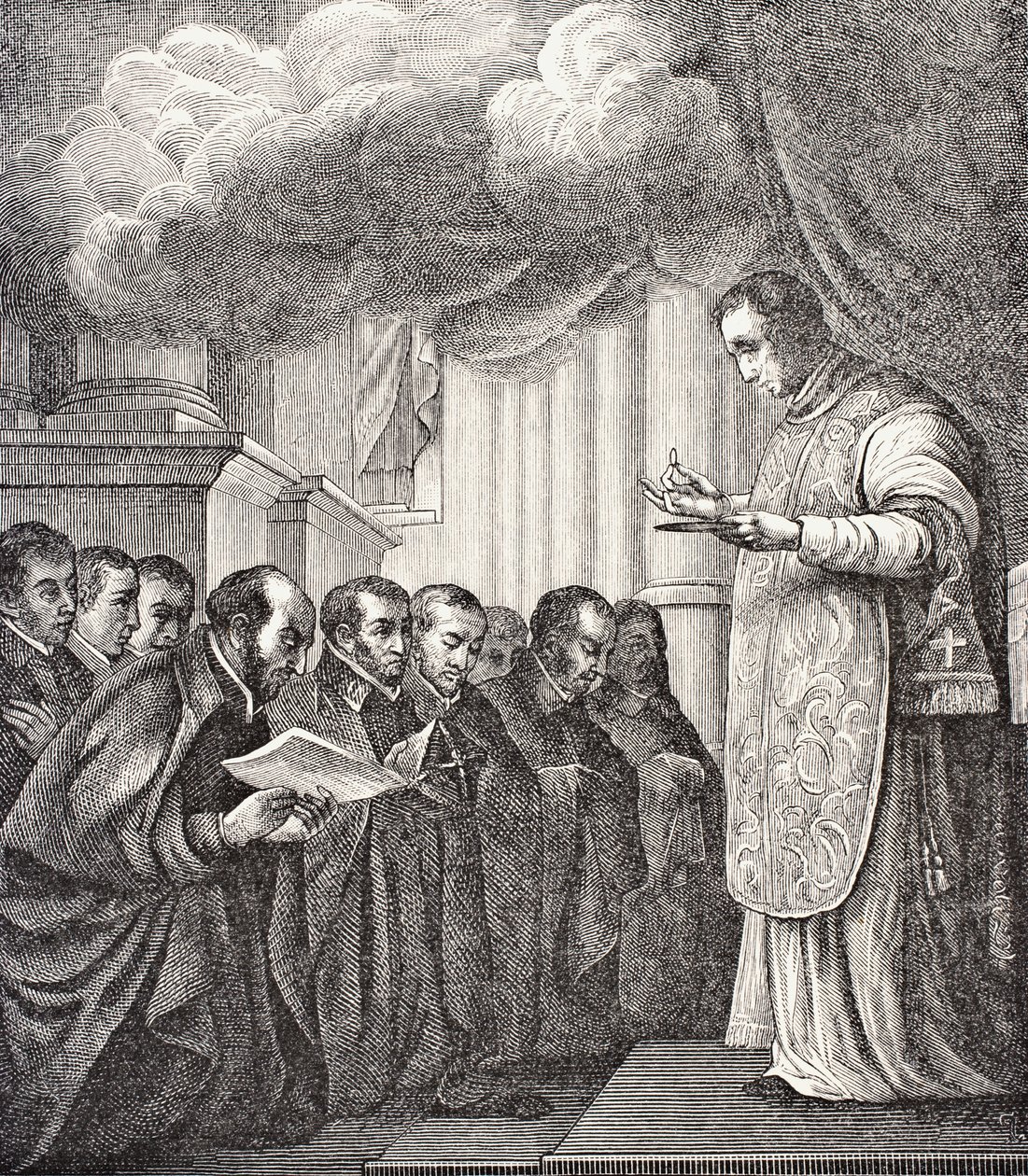 Slib prvních tovaryšů svatého Ignáce, 1878 od English School