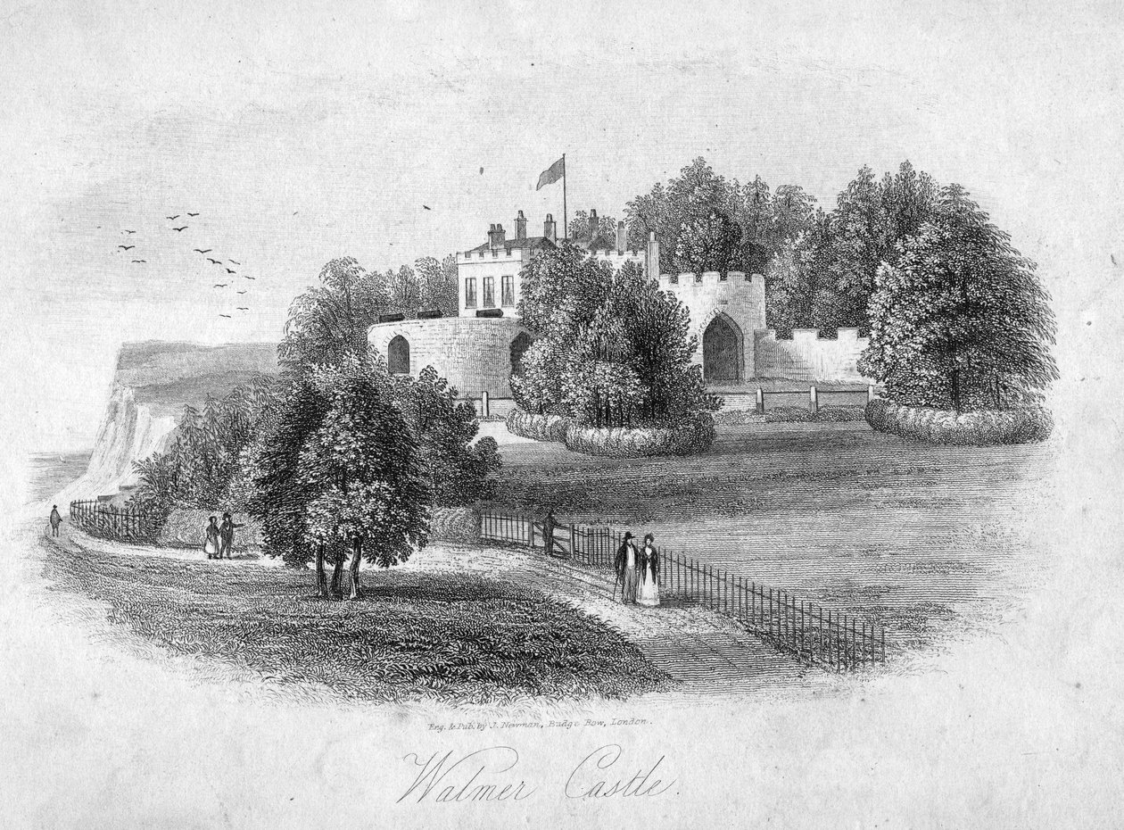 Zámek Walmer, ryl J. Newman od English School