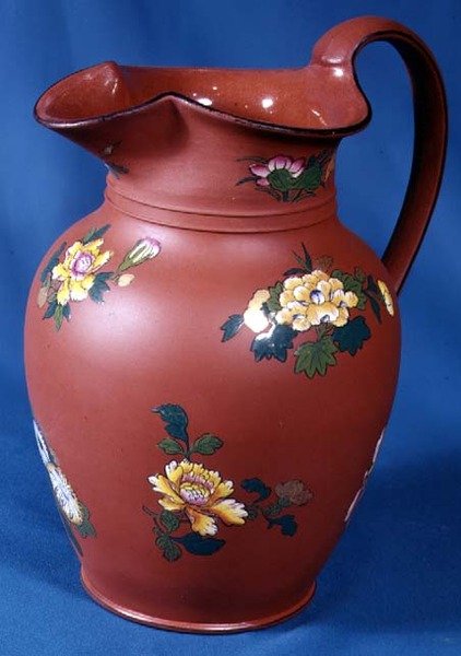 Džbán Wedgwood, cca 1840 (hnědá kamenina) od English School
