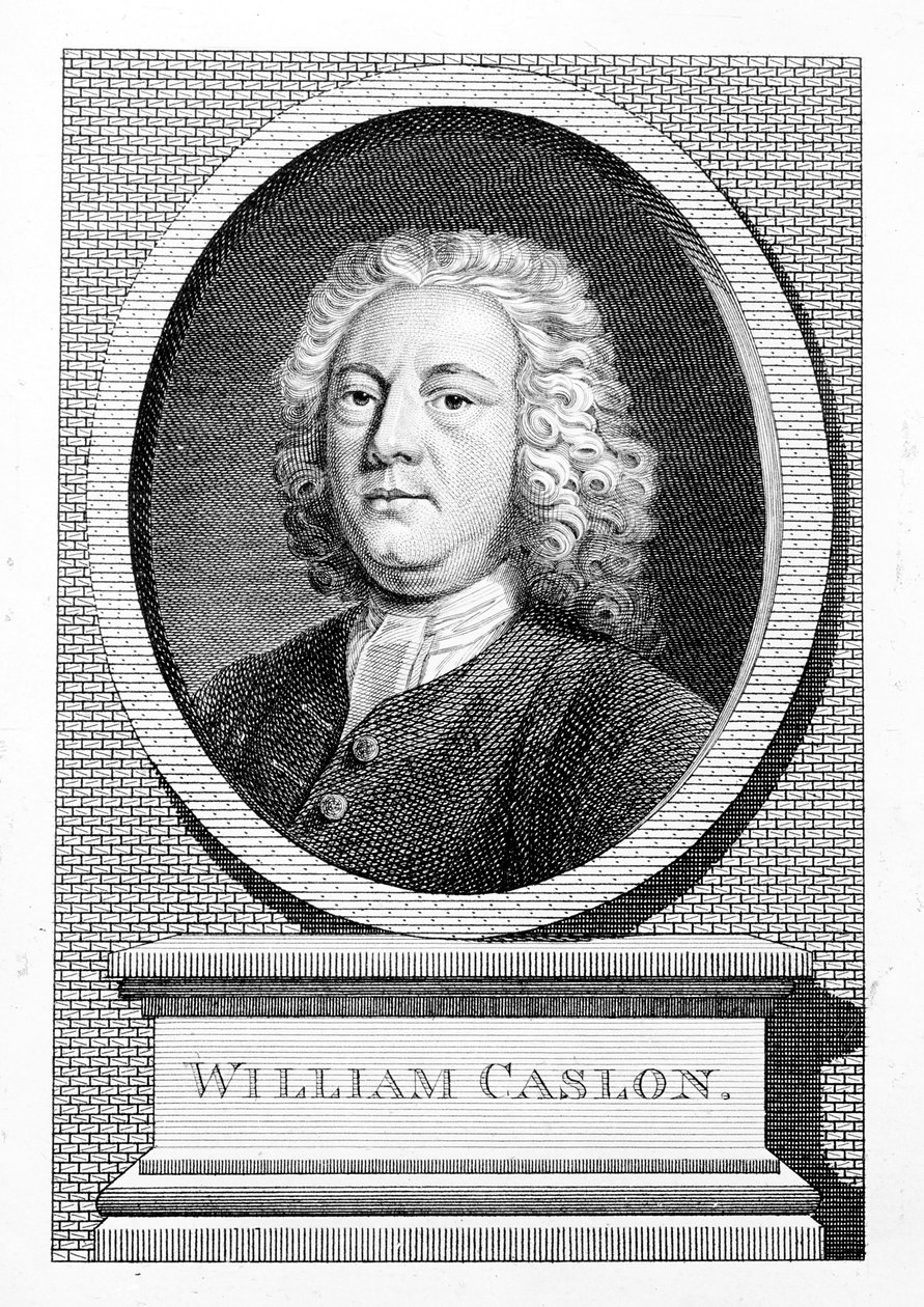 William Caslon od English School