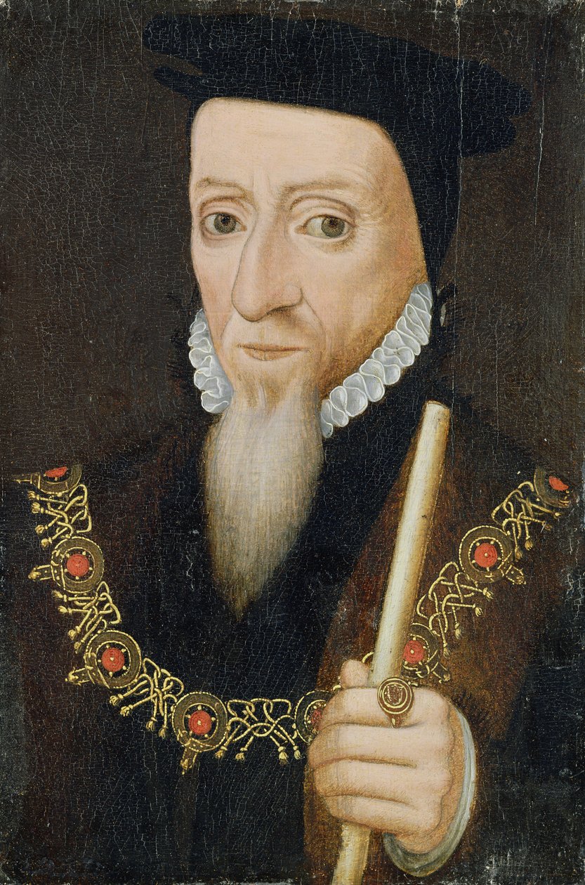 William Powlett (1475-1572) 1. markýz z Winchesteru, kolem 1560-70 od English School