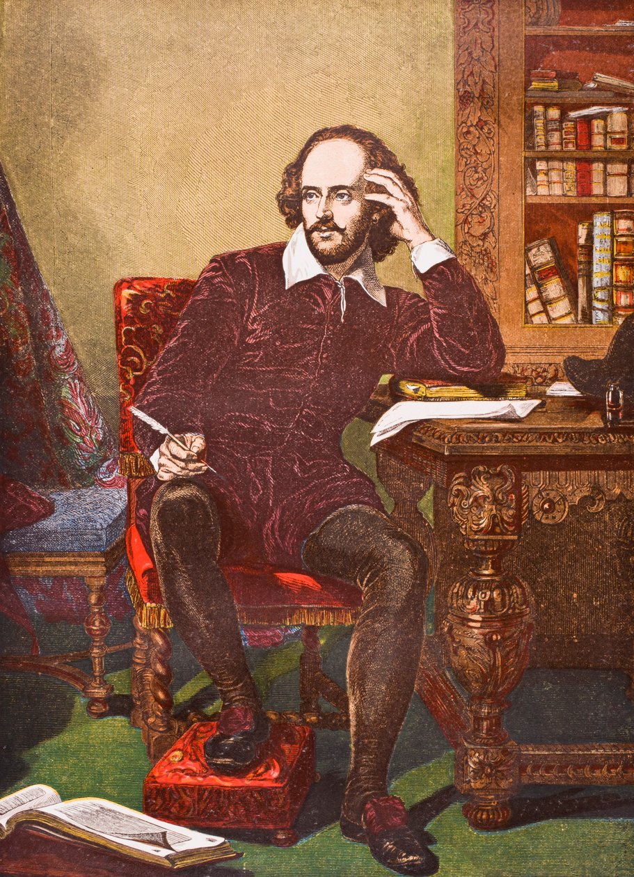 William Shakespeare, z knihy „Stará Anglie
