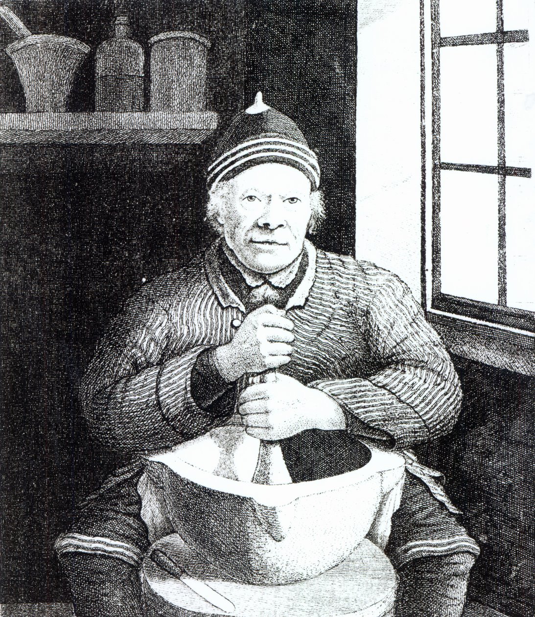 William Wilson, zvaný Mortar Willie, 107 let, 1815 od English School