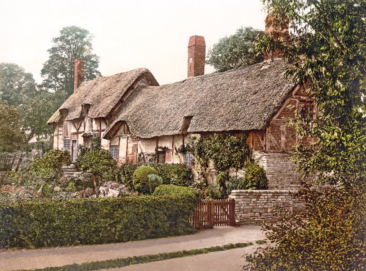 Chata Anne Hathaways ve Stratfordu nad Avonou, 1890-1900 od English Photographer