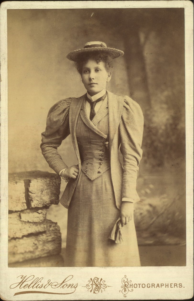Kaappikortti, naisen muotokuva od English Photographer