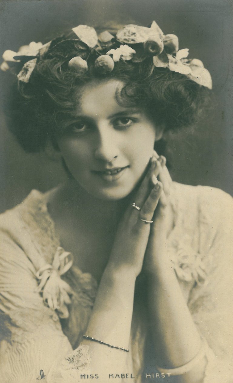 Osobnosti jeviště: slečna Mabel Hirstová, kolem 1903-08 od English Photographer