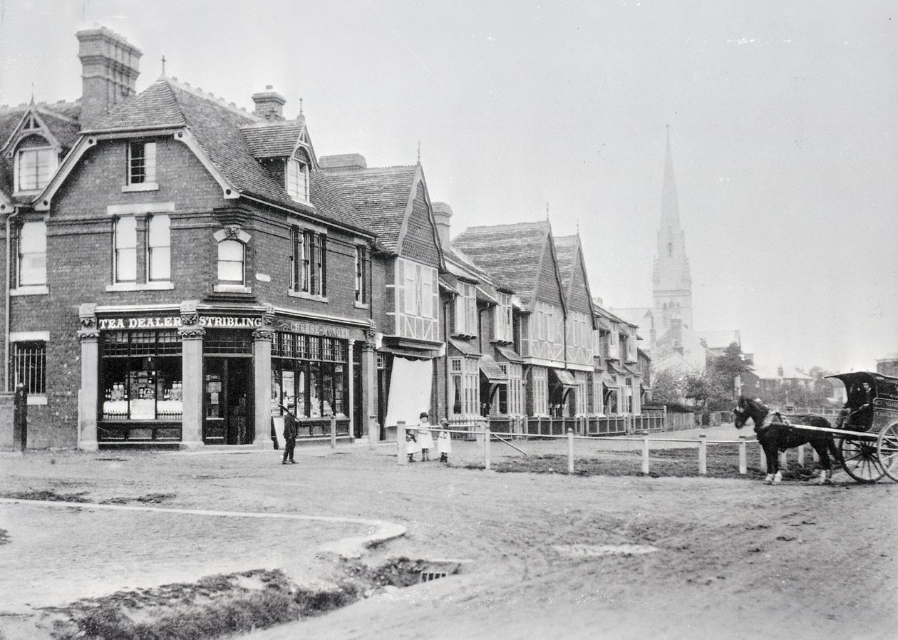 Roh Chase Side a Chase Green Avenue, cca 1890 černobílá fotografie) od English Photographer