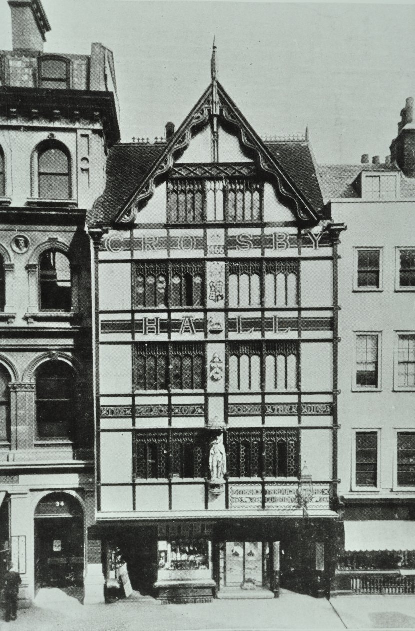 Crosby Hall, Bishopsgate, Londýn, 1890 od English Photographer