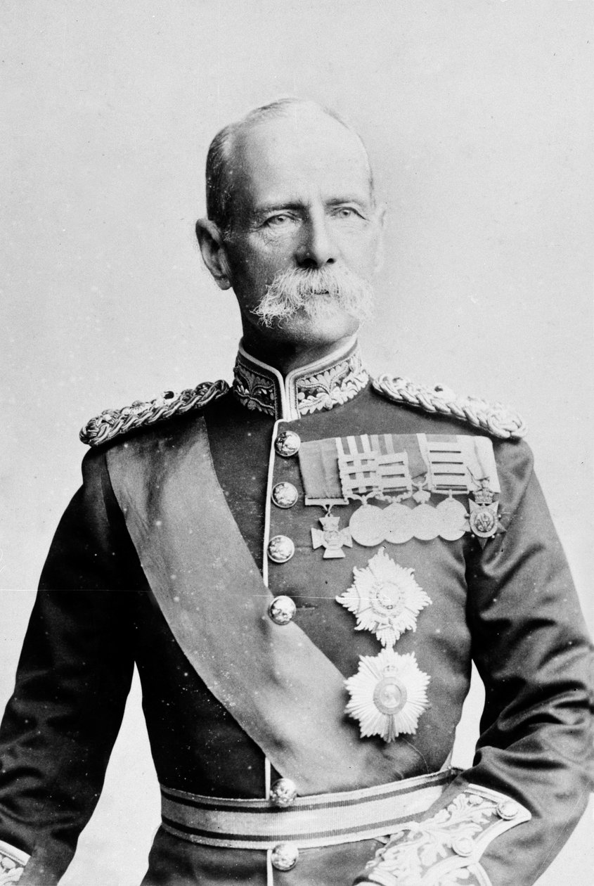 Polní maršál Lord Roberts (1832-1914) v plných šatech, kolem roku 1895 od English Photographer
