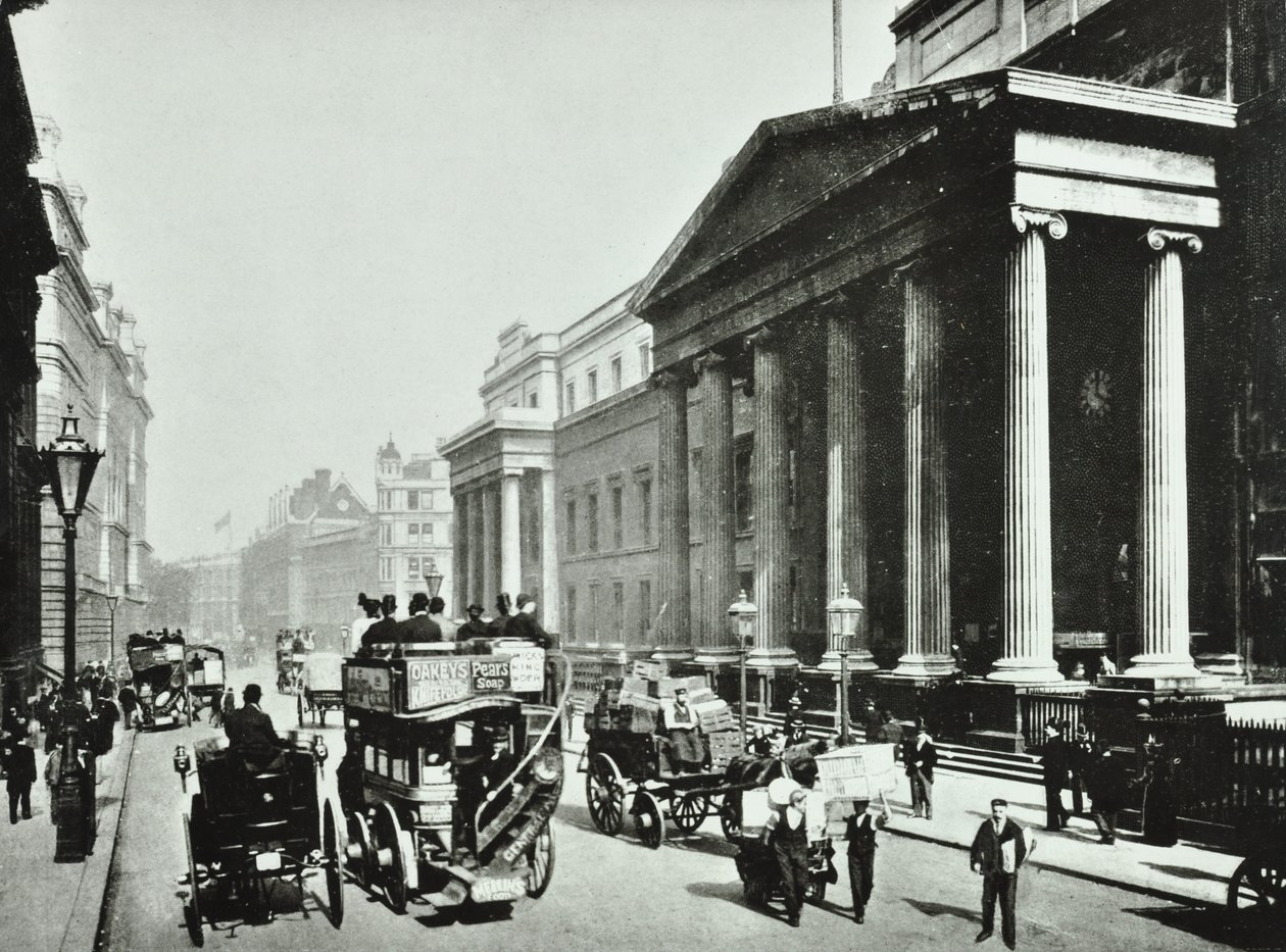 General Post Office, Saint Martins-le-Grand, City of London, 1890 od English Photographer