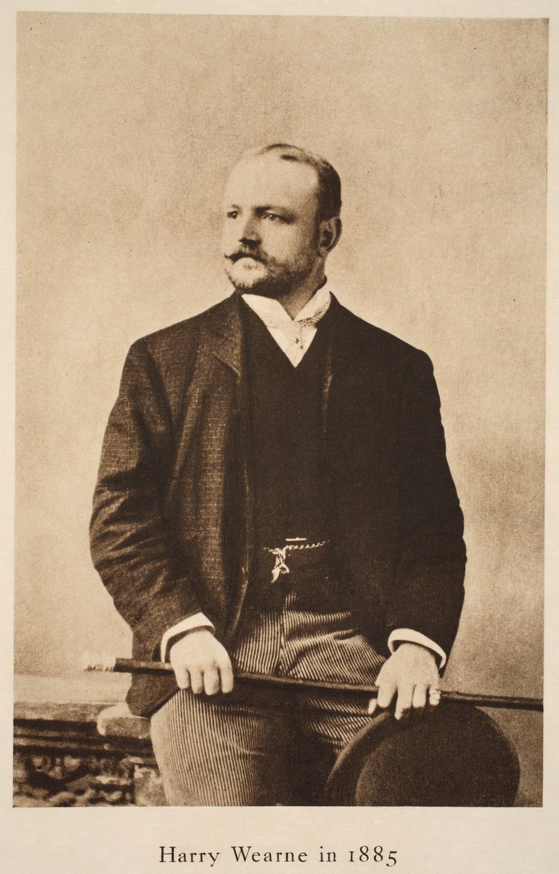 Harry Wearne v roce 1885 (sépiová fotografie) od English Photographer
