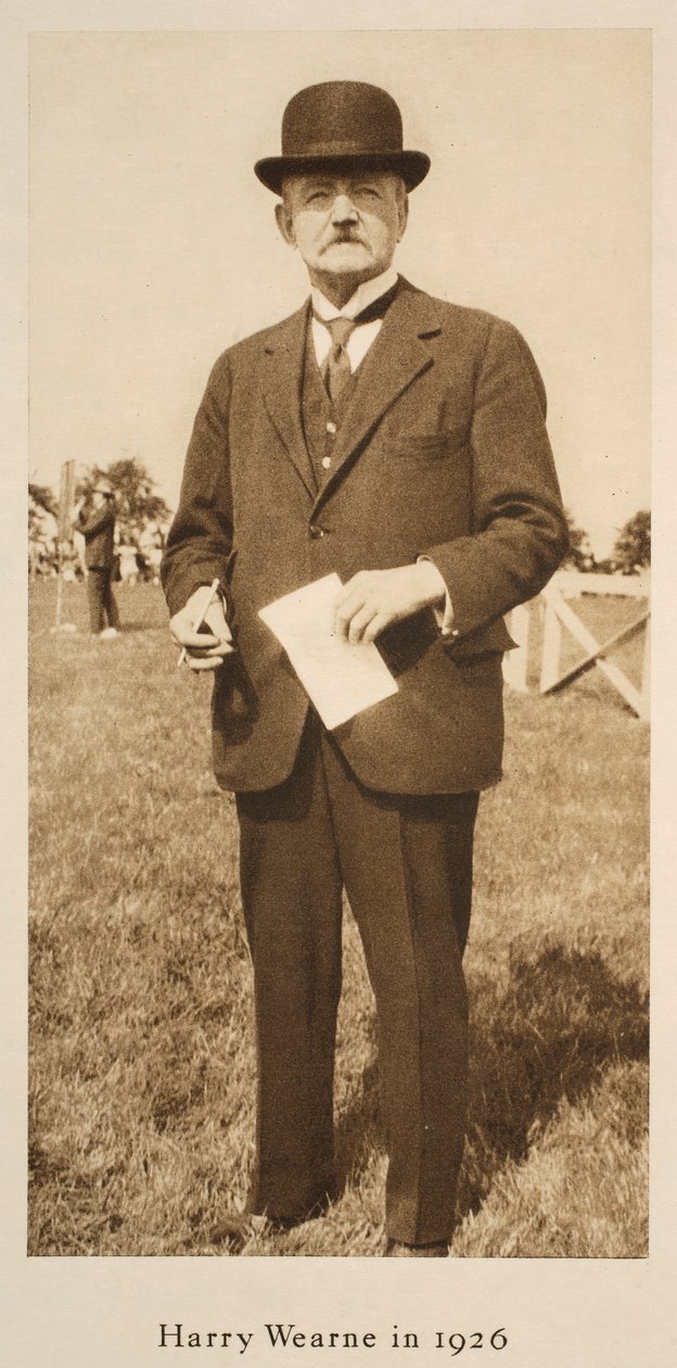 Harry Wearne v roce 1926 (sépiová fotografie) od English Photographer