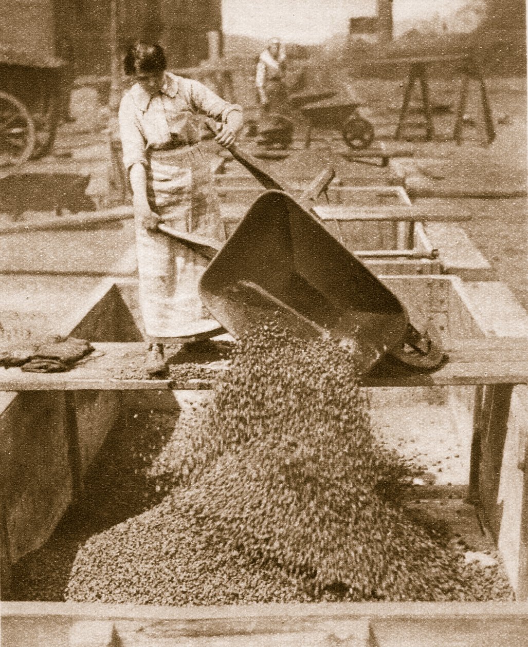 Pomocníci doma pro hrdiny v zahraničí, 1914-19 bw fotografie) od English Photographer