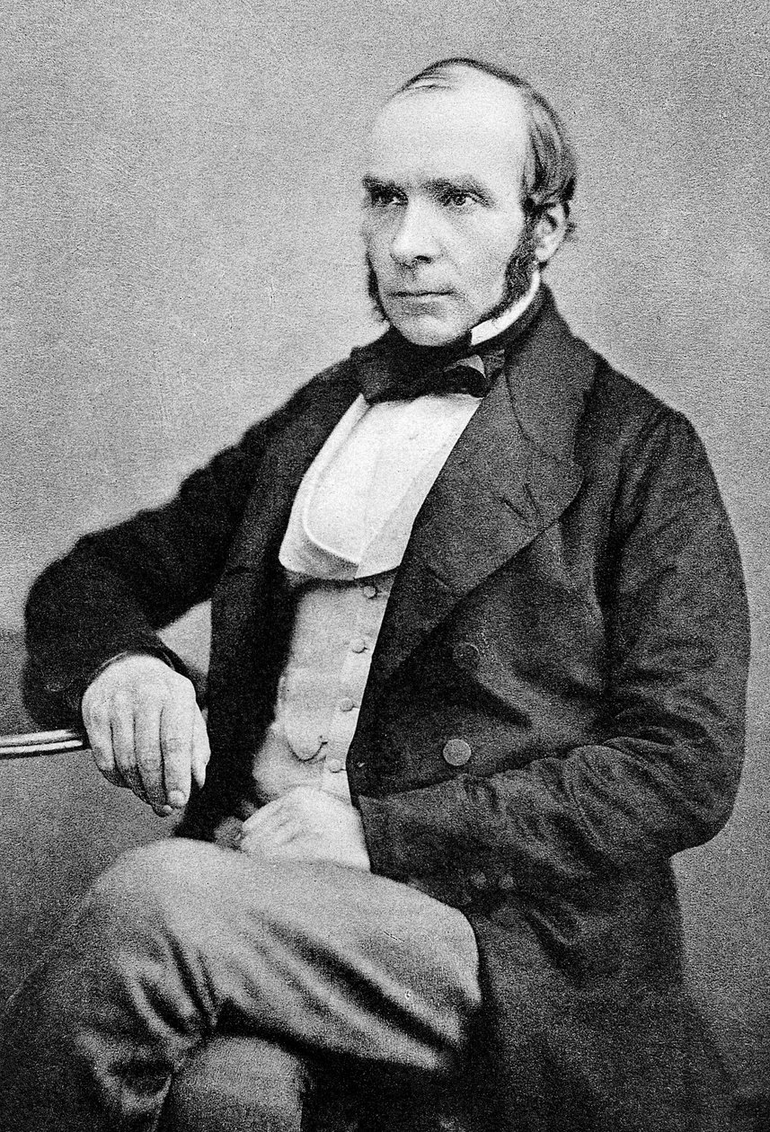 John Snow (1813-1858) anglický lékař známý pro svou práci v epidemiologii, Autotype 1856, publikoval v roce 1887 (autotype) od English Photographer