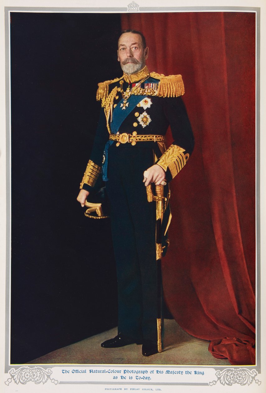 King George V v roce 1935 od English Photographer