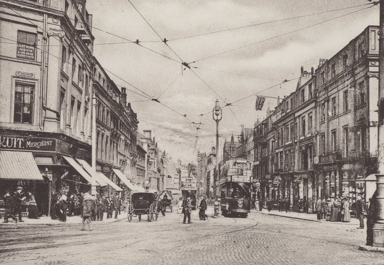 Lord Street, Liverpool (čb fotografie) od English Photographer